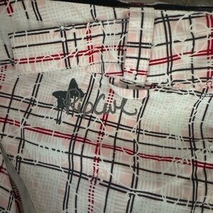 Rip Curl plaid powder pants.
